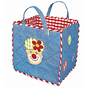Clown Toy Bag in Denim to Compliment the Clown