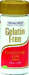 CoEnzyme Q10 x 30 Gelatin Free Capsules by Principle Healthcare