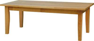 Shaker Style Beech Finish Coffee Table. This item is supplied flatpack.