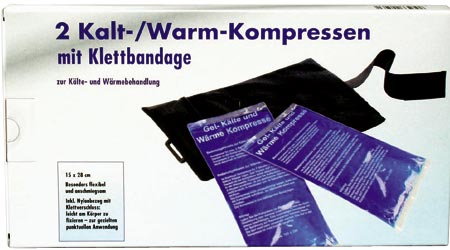 Cold/Warm compress with Velcro strip (set)