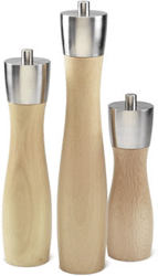 Cole and Mason Nile 185 mm Pepper Mill   Body made from selected beech sourced from sustainable fore