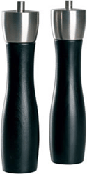 Cole and Mason Nile Pepper Mill 185mm Black  Made from selected beech sourced from sustainable fores