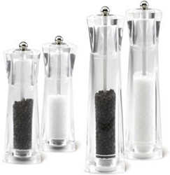 Cole and Mason PriSalt Mill 165 mm Salt Mill  Made from high quality  crystal clear acrylic For pepp