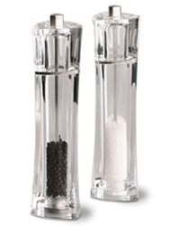 Cole and Mason Spiral Pepper Mill 225mm Clr   Made from high quality  crystal clear acrylic For pepp