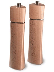 Cole and Mason Spiral Pepper Mill Bch 225mm  Made from selected beech sourced from sustainable fores
