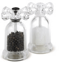 Unbranded Cole and Mason Tap Pepper Mill Clear