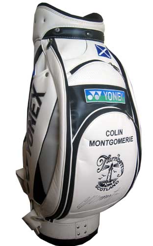 Unbranded Colin Montgomerie and#8211; Match used and signed Golf Bag - 2005