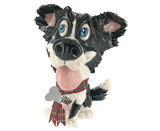 Unbranded Collectable Ceramic Dogs - Border Collie