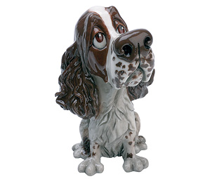 Unbranded Collectable Ceramic Dogs - Springer Spaniel Brown