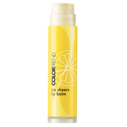 Unbranded color trend ice sheers lip balm in luscious lemon