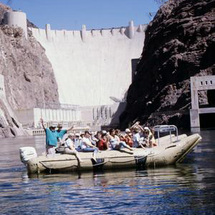 Starting at the base of the Hoover Dam, this eleven mile free float raft trip takes you on a leisure
