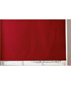 Unbranded Colour Match 6ft Blackout Roller Blind - Red