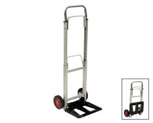 Lightweight (7kg) but strong aluminium frame. Folding footplate and extendable back allows compact s