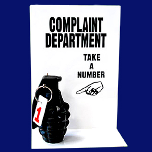 Unbranded Complaint Department Funny Sign - Take a Number