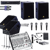 Complete 1.2K PA Rig with 3 Mics
