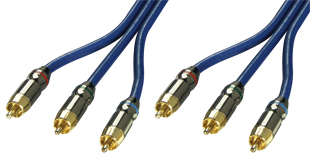 Component Video Cable (RGB) - 75 Ohm Premium