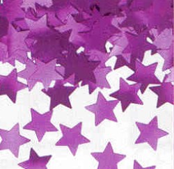 Confetti - Stars - Purple metallic - 14g