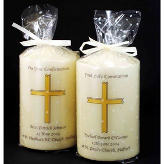 Confirmation Candle and 1st Holy Communion Candle