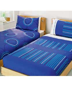 Coniston King Size Duvet Cover Set - Blue
