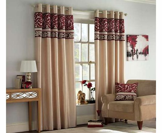 The top border detailing on these curtains are of a leaf design. In a choice of 3 colours allowing you to choose the colour that is suited to your room. Add the coordinating cushion to complete the look. One of the easiest ways to transform your room