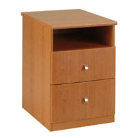 Dimensions: H622 x W400 x D490 mm, Cherry effect, Finished inside with an Apple Wood Effect, Panels
