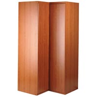 Dimensions: H 2135 x W1040x D1060 mm, Cherry Wood Effect, Finished inside with an Apple Wood
