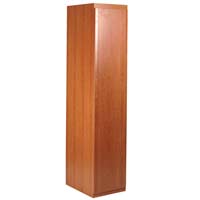Dimensions: H 2135 x W450 x D610 mm, Cherry Wood Effect, Finished Inside with an Apple Wood Effect,