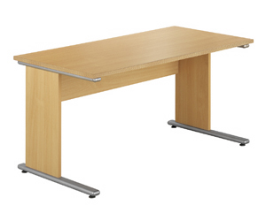 Contemporary rectangular desk