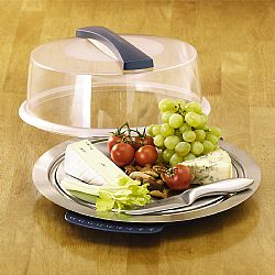 Platter with built in cooling system
