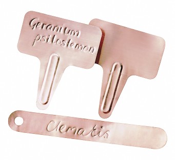 Unbranded Copper tags and T Labels