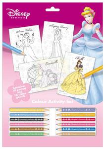 Princess Fantasy Builder activity folder containing all you need for hours of colouring fun