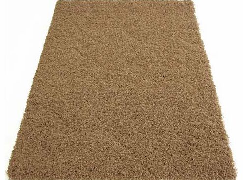 Unbranded Corfu Latte Shaggy Rug - 170cm x 120cm