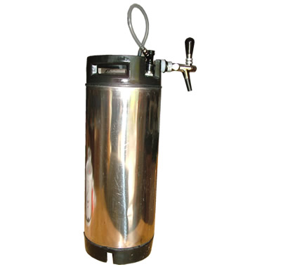 Unbranded CORNELIUS KEG WITH TAP 19 LITRE  RECONDITIONED