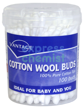 Unbranded Cotton Wool Buds 100 (Vantage)