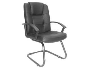 Unbranded Cougar visitor leather chair