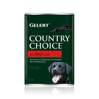 Gelerts Country Choice dog Food Contains high quality meat in a tasty Jelly no artificial colours or