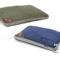 A combination of corduroy and tweed set the scene for the Scruffs Country dog bed collection. The re