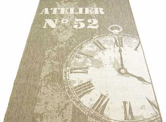 County Clock Rug - Natural - 160 x 230cm