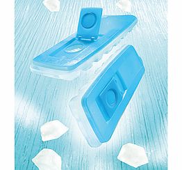 At last, an ice tray that can be filled with water and carried to the freezer without spilling a drop. Simply fill through the hinged cap. The snap-on lid also keeps out food odours for fresher-tasting ice.Dishwasher-safe plastic3.8 x 30 x 10.8cmPack