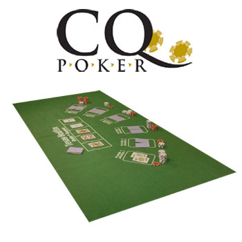 CQ Poker and Black Jack Table Cloth Felt