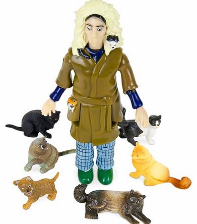 Unbranded Crazy Cat Lady Action Figure