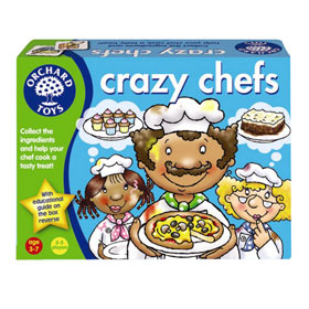 Unbranded Crazy Chefs - Buy 2 Orchard Toys games, get Chicken Out for free