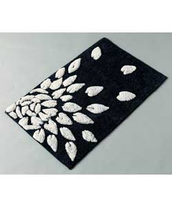 Unbranded Cream and Black Lace Bath Mat