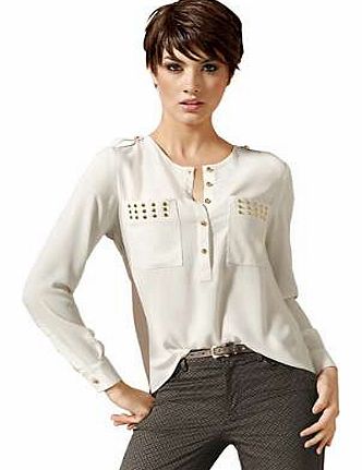Unbranded Creation L Studded Blouse