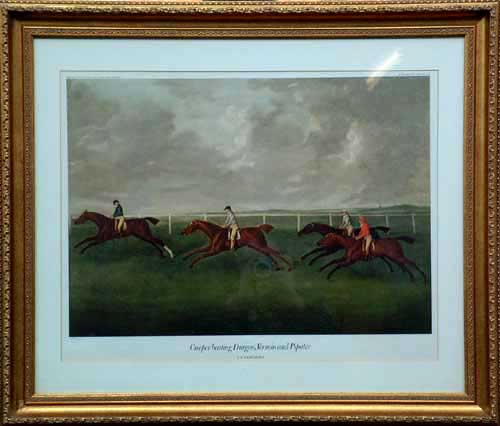 Unbranded Creeper beating Dragon and#8211; Ltd. Ed. of a Jockey Club owned painting