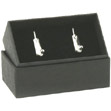 Thess Cricket Bat cuff links set makes a great gift for a man who loves his cricket.The cufflinks