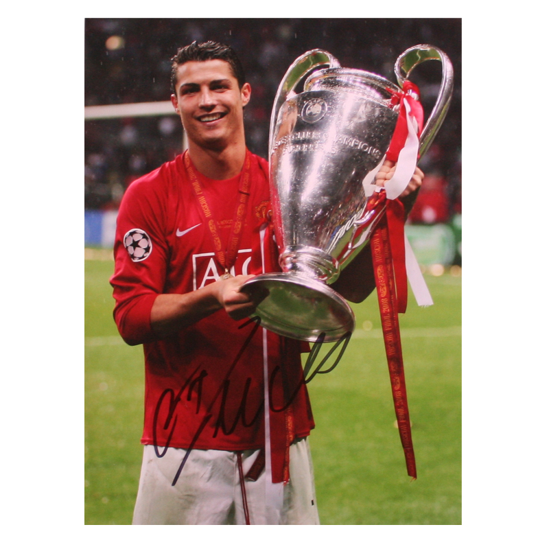 Unbranded Cristiano Ronaldo Signed Photo - Champions League Winner 2007-08