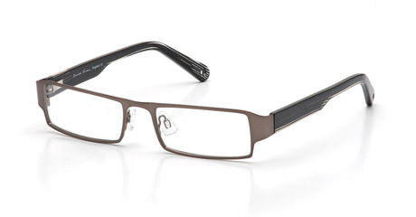A superior stainless steel take on statement glasses from the Vision by Conran eyewear collection by