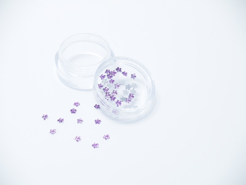 Unbranded Crystal Flowers Purple