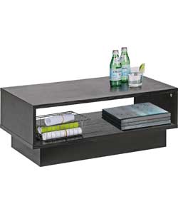 Unbranded Cubes Coffee Table - Black Ash Wood Effect